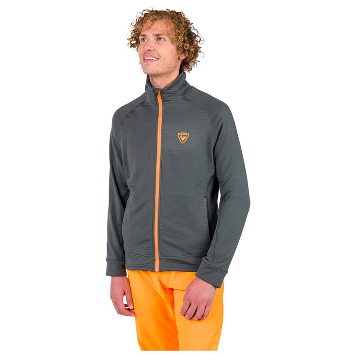 Rossignol Fleece Blackside Fleece Full Zip Onyx Grey Präsentation