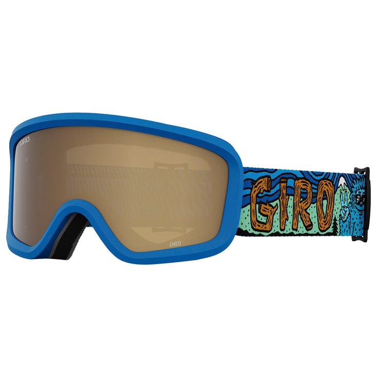 Giro Goggles Chico 2.0 Blue Shreddy Yeti Amber Rose Overview