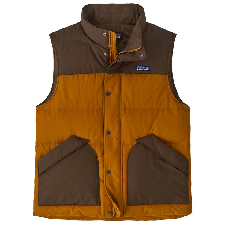 Patagonia Doudoune Sans Manche M's Downdrift Vest Shelter Brown Présentation