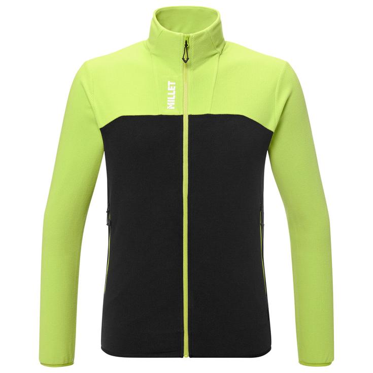 Millet Fleece Ubic Lightgrid Jkt M Macaw Green Black Präsentation