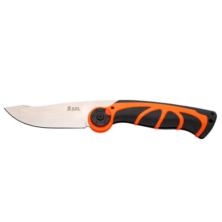 SOL Couteaux (couverts) Stoke Pivot Knife & Saw Black Orange Présentation