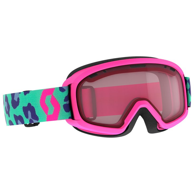 Scott Masque de Ski Junior Witty Mint Green Neon Pink Enhancer Présentation