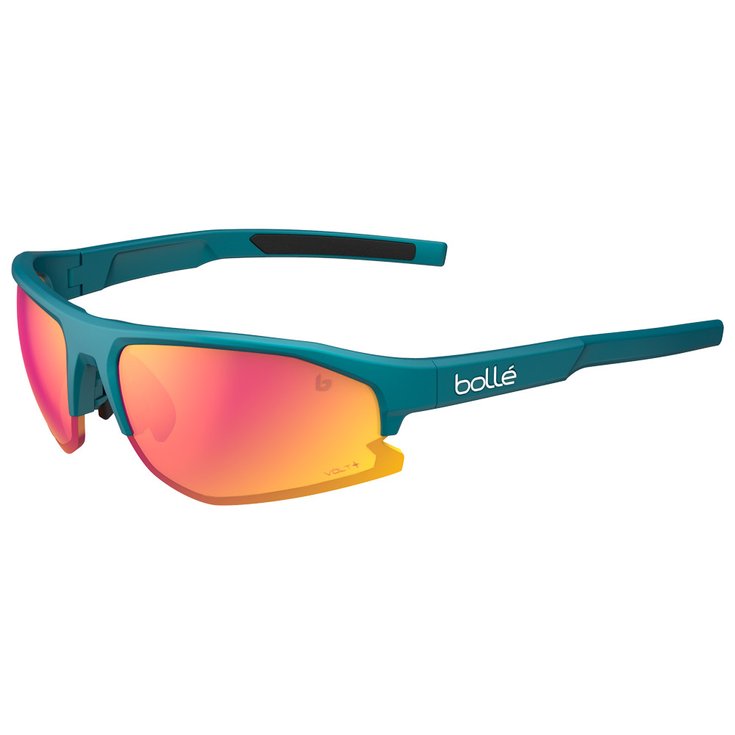 Bolle Bolt 2.0 S Creator Teal Metallic Volt+ Ruby Polarized Voorstelling