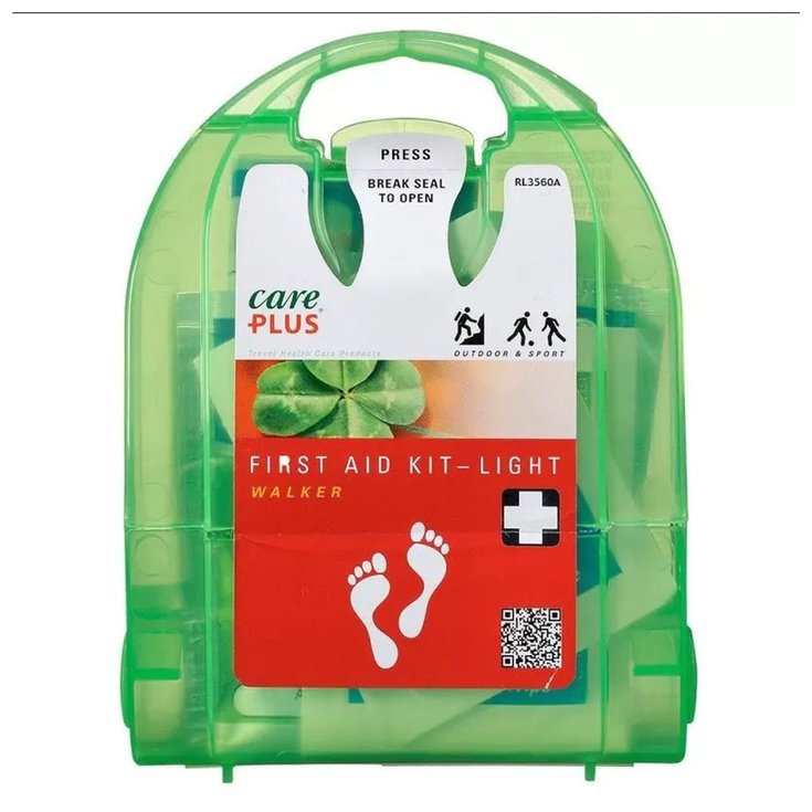 Care Plus Estuche primeros auxilios First Aid Kit Light Walker Green Presentación
