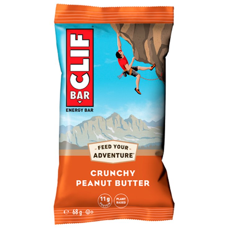 Clif Bar Company Barrette energetiche Barre Energetique Crunchy Peanut Butter Presentazione