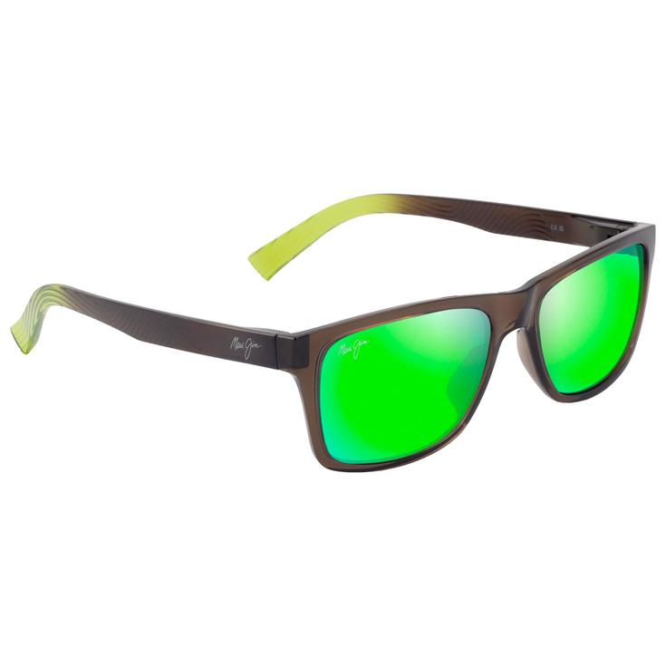 Maui Jim Lunettes de soleil Kowelo Shiny Trans Dark Grey MauiGreen MauiPure Présentation