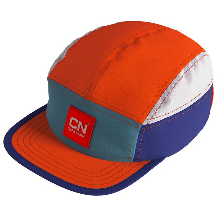 Curlynak Cap 5 Pans Orange Blue Overview