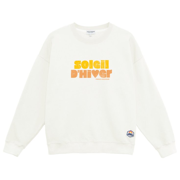 French Disorder Sweatshirt Rosie Soleil D'hiver Cream Overview