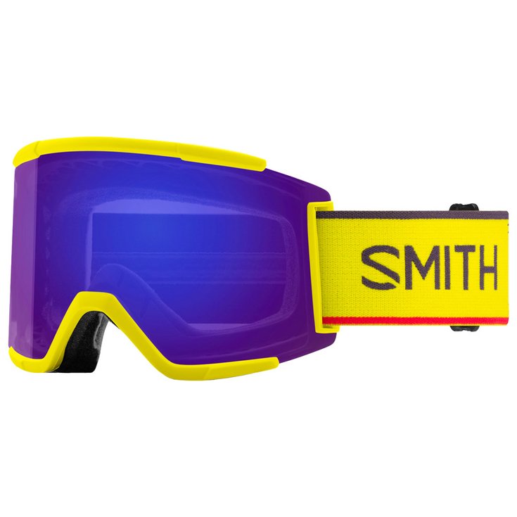 Smith Goggles Squad XL High Voltage Chromapop Everyday Violet Mirror + Chromapop Storm Blue Sensor Mirror Overview