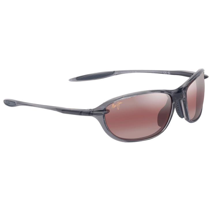 Maui Jim Sonnenbrille Hookipa Ultra R Xs Metal Shiny Trans Dark Grey Maui Rose MauiUltra Präsentation