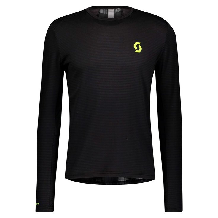 Scott Camiseta de trail RC Run L/S Men's Black/Yellow Presentación