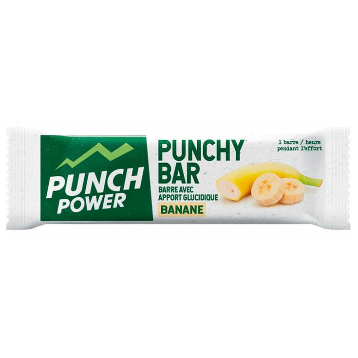 Punch Power Barre Energétique Punchy Bar Banane - Présentoir 40 Barres Présentation