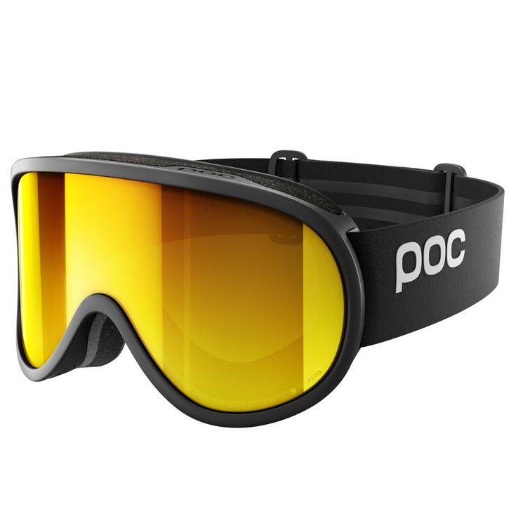 Poc Masque de Ski Retina Clarity Uranium Black/Spektris Orange Présentation