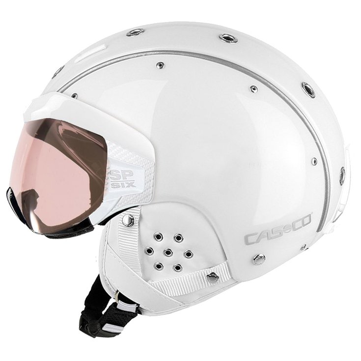 Casco Visor Helm SP-6 Visor White Voorstelling
