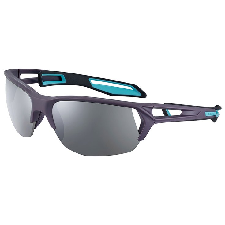 Cebe Sunglasses Plum Turquoise Matt Zone Grey Cat 3 Silver + Zone clear Cat 0 Overview