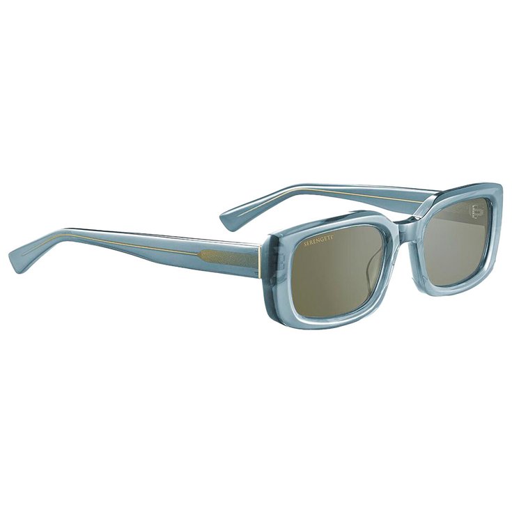 Serengeti Zonnebrillen Nicholson Shiny Crystal Blue Mineral Polarized 555nm Voorstelling