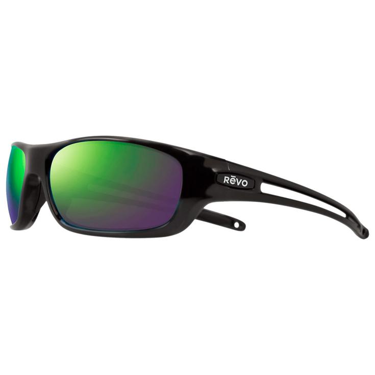Revo Zonnebrillen Coast Matte Black Serilium Dark Green Polarized Voorstelling
