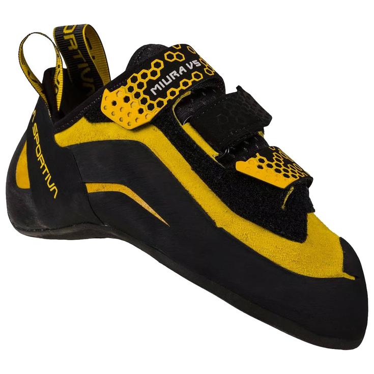 La Sportiva Pies de gato Miura Vs Yellow Black Presentación