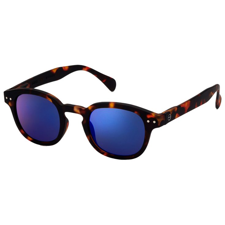 Izipizi Sun #C Tortoise Soft Blue Mirror 