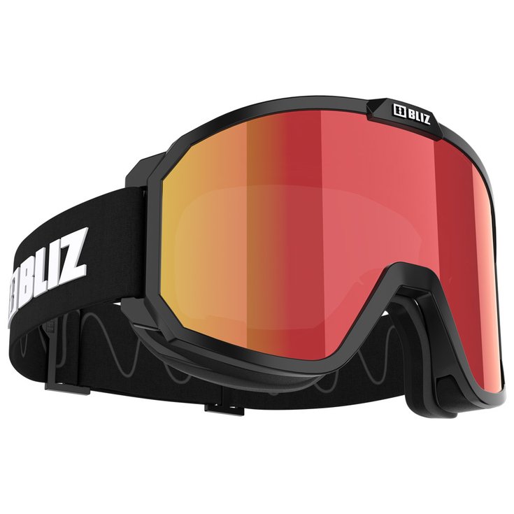 Bliz Skibrillen Rave Matte Black Brown Red Multi Voorstelling