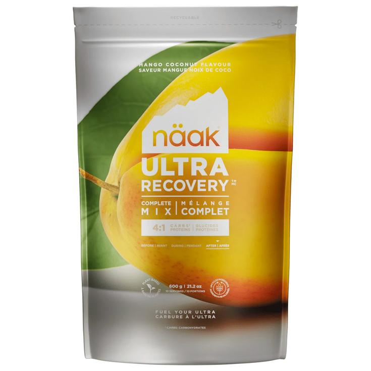 Naak Nahrungsergänzung Ultra Recovery Complete Mix 600 g. Mangue & Noix De Coco Präsentation