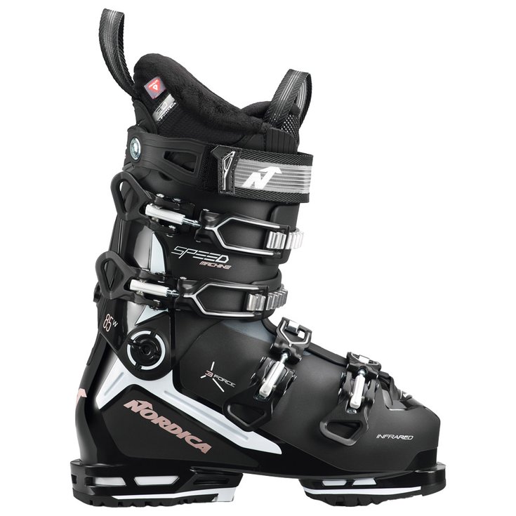 Nordica Skischuh Speedmachine 3 85 W Gw Noir-Blanc-Rose Präsentation