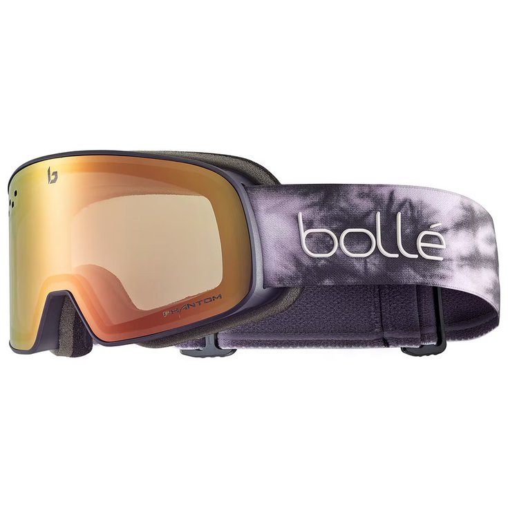 Bollé Skibrillen Nevada Small Plum Tie & Dye Matte Phantom Fire Red Voorstelling