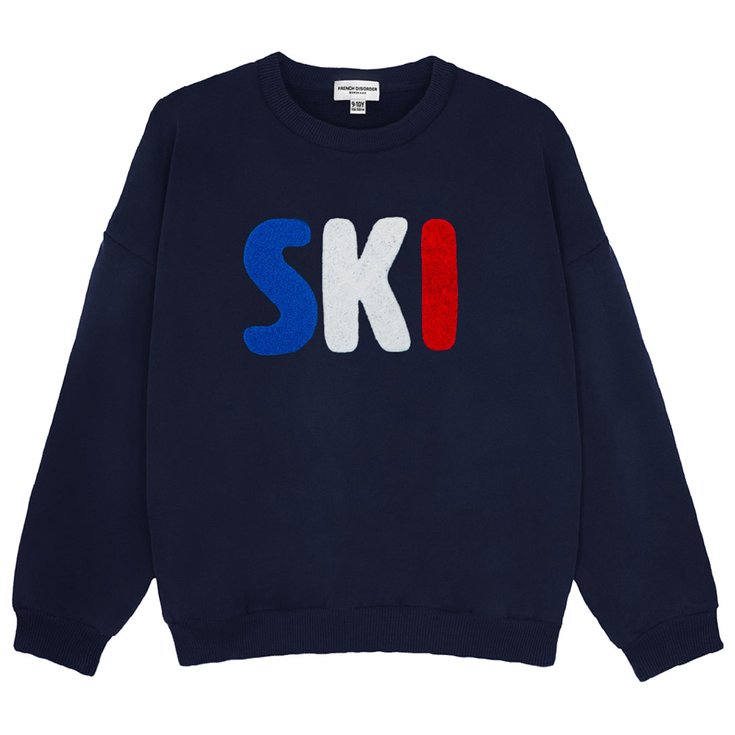 French Disorder Sweatshirt Max Ski Navy Präsentation