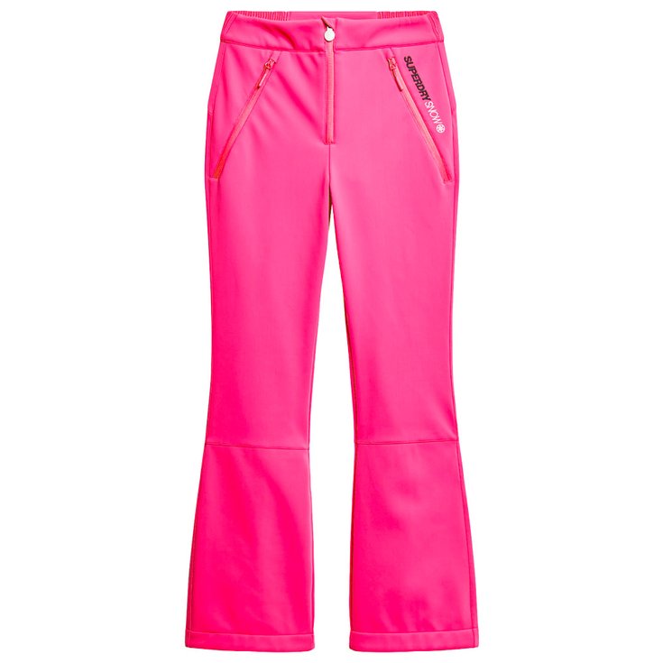 Superdry Pantaloni da sci Slim Trouser W Hyper Magenta Pink Presentazione