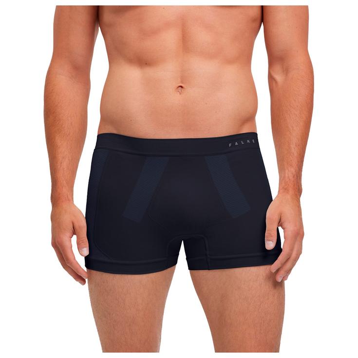 Falke Boxershort Wool Boxer Black Voorstelling
