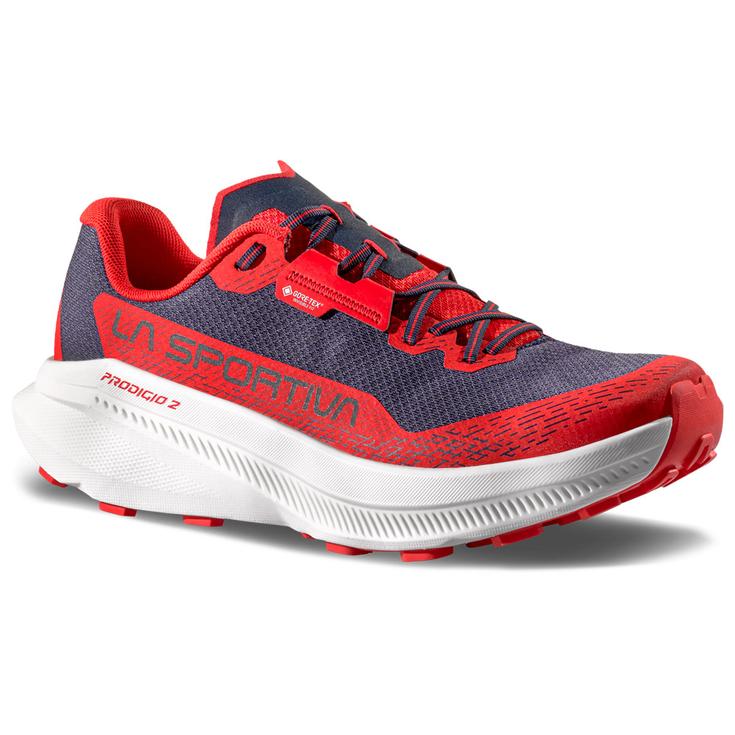 La Sportiva Chaussures de trail Prodigio 2 Gore-tex Night Sky Mountain Red Présentation