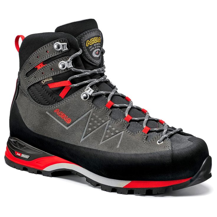 Asolo Traverse Gv Mm Grafite Rosso Voorstelling
