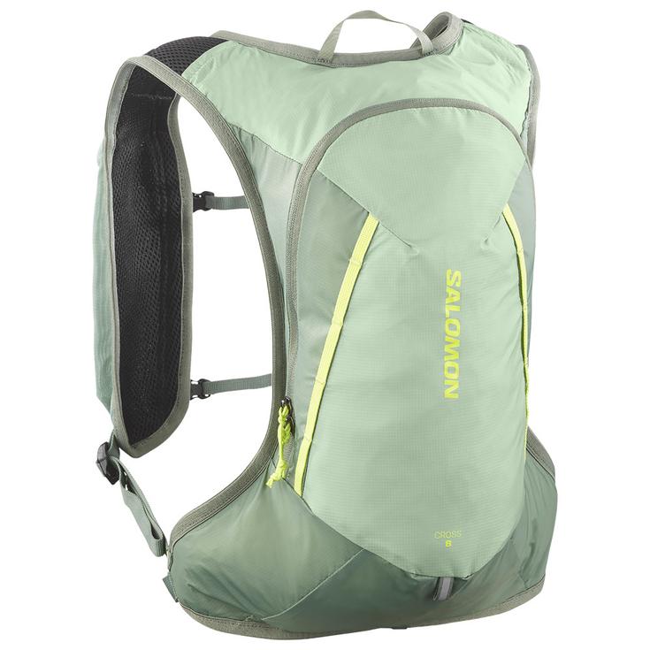 Salomon Rucksack Cross 8 Green Milieu Agave Green Sharp Green Präsentation