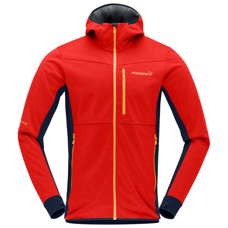Norrona Fleece Falketind Warm2 Octa Hood M's Arednalin Indigo Night Overview