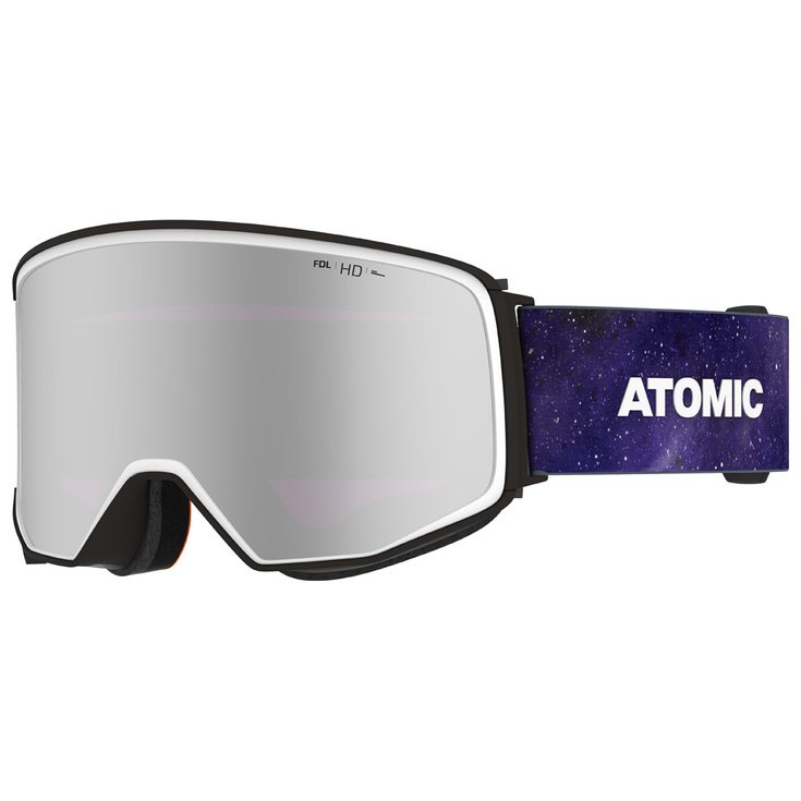 Atomic Masque de Ski Four Q HD Team Space Silver HD + Blue Hd Presentazione