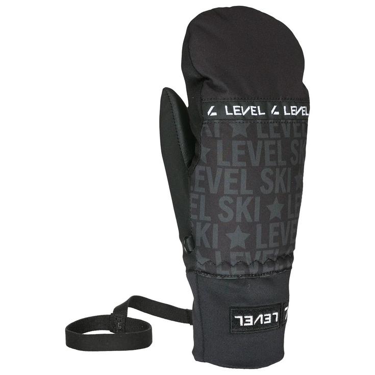 Level Wanten Comet Junior Mitt Black Grey Voorstelling