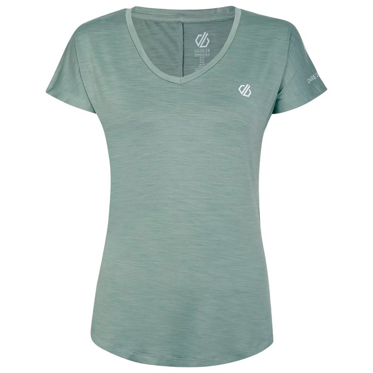 DARE2B Camiseta de trail Vigilant Tee Lilypad Green Presentación