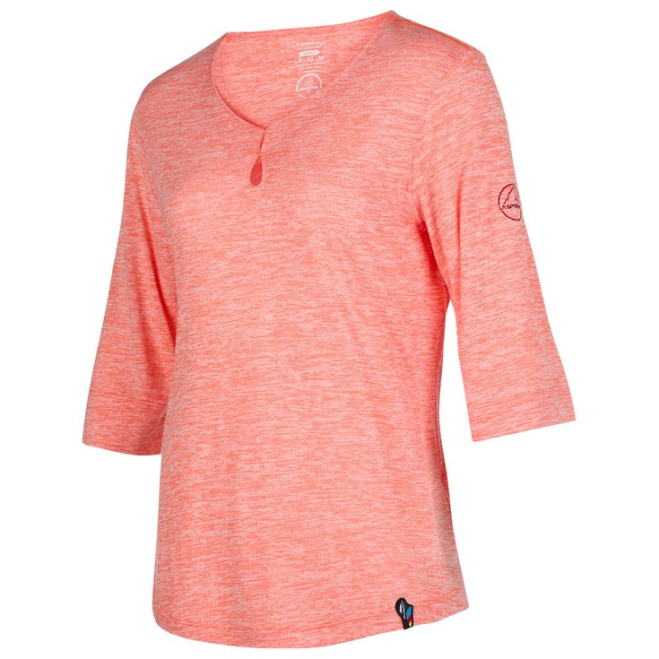 La Sportiva Tee-shirt d’escalade Wildflower T-Shirt W Flamingo Présentation
