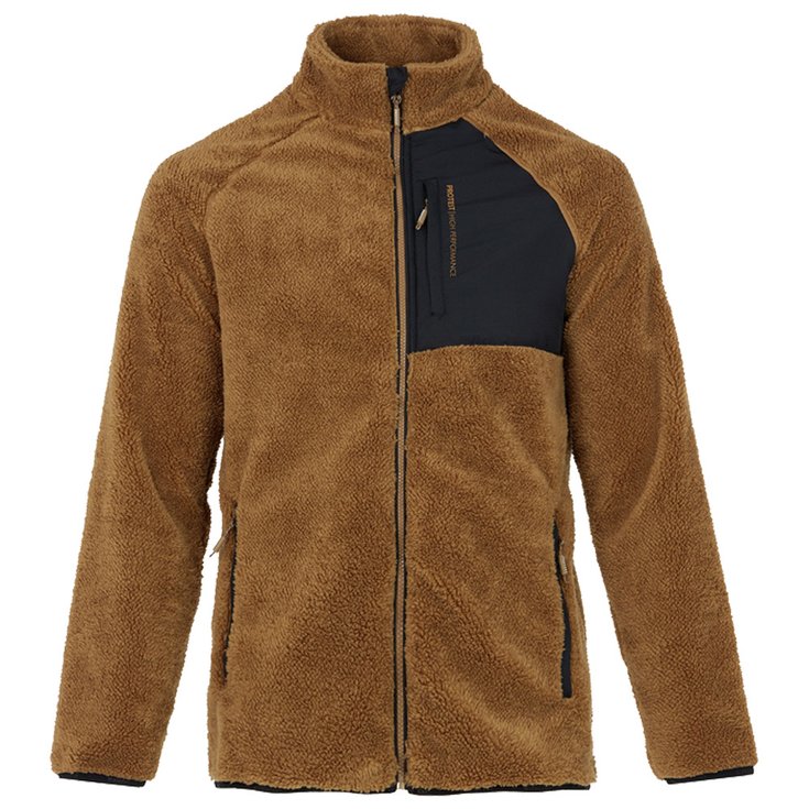 Protest Fleece Prtramond Fullziptop Sandy Brown Overview