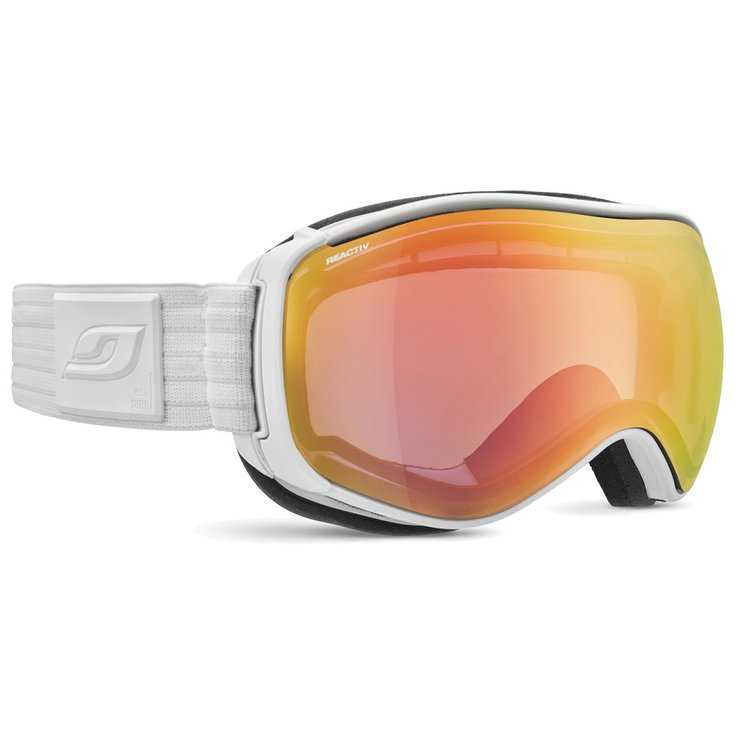 Julbo Masque de Ski Starwind Blanc Reactiv Performance Flash Rouge Présentation