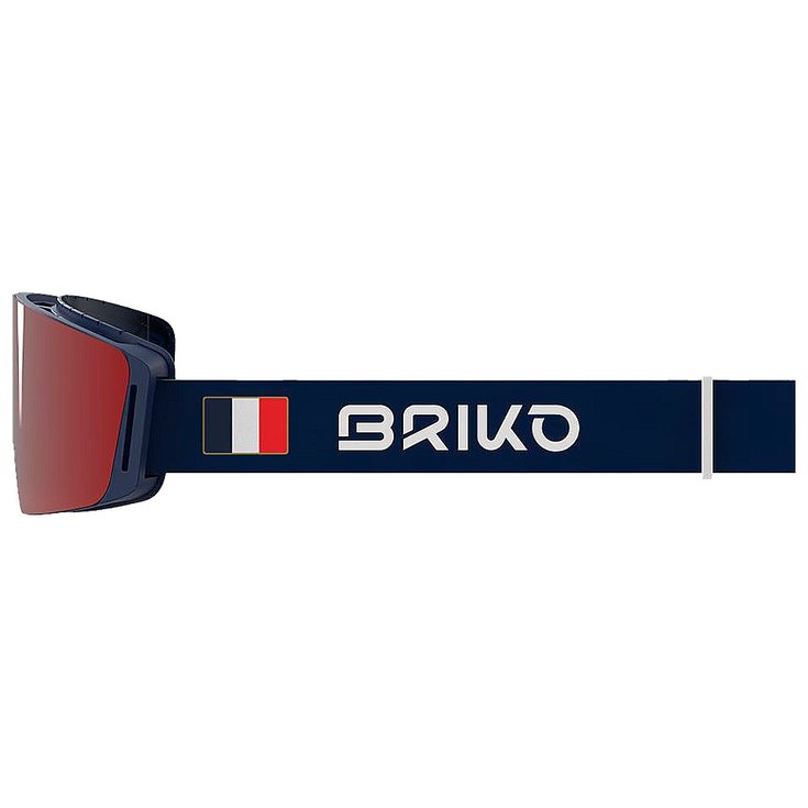 Briko Skibrillen Gara Fis 8.8 France Matt Blue White Red Mirror Voorstelling