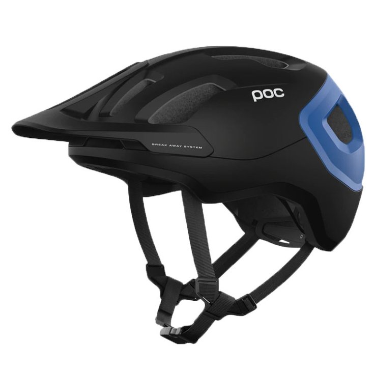 Poc Casco MTB Axion Uranium Black Opal Blue Perfil