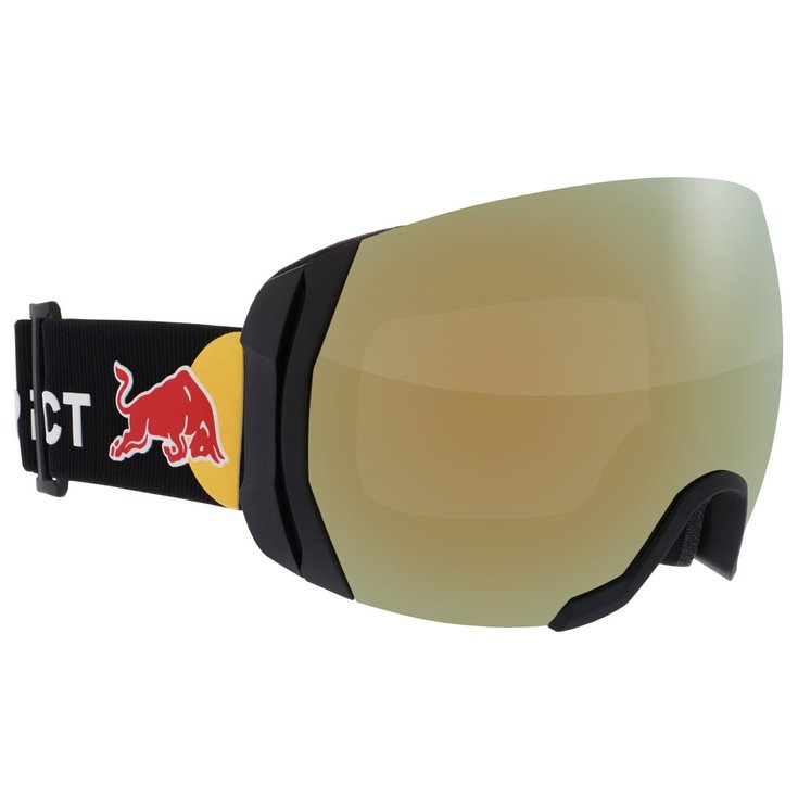 Red Bull Spect Skibrille Sight Matt Black Brown Gold Mirror Snow Präsentation