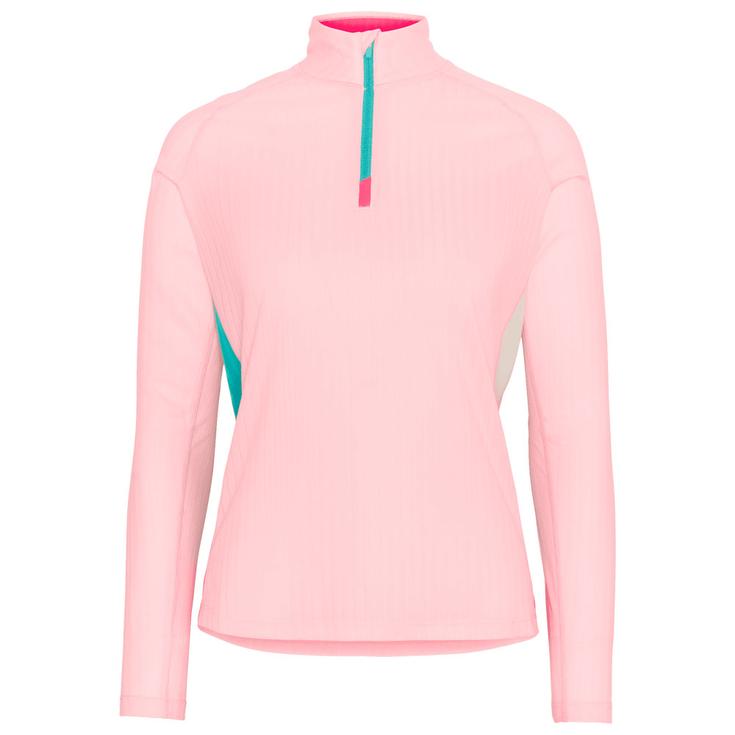 Kari Traa Camiseta de trail Leah Half Zip Cotton Candy Presentación