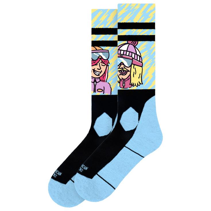 American Socks Calze Knee High Snow Slope Dope Presentazione