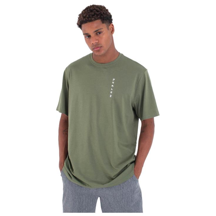 Hurley T-Shirt Parrot Lad Short Sleeve Malverde Präsentation