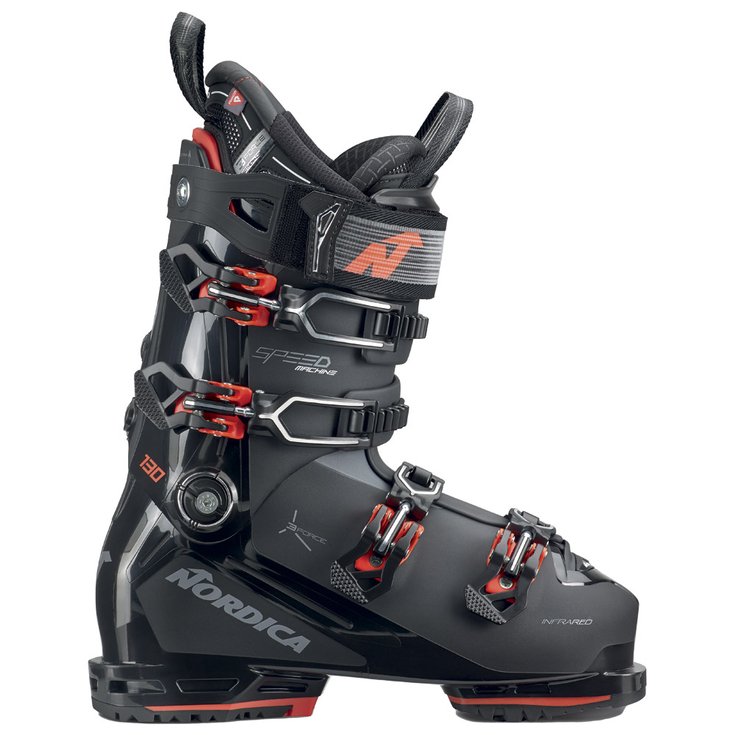 Nordica Chaussures de Ski Speedmachine 3 130 Gw Black Anthracite Red Devant