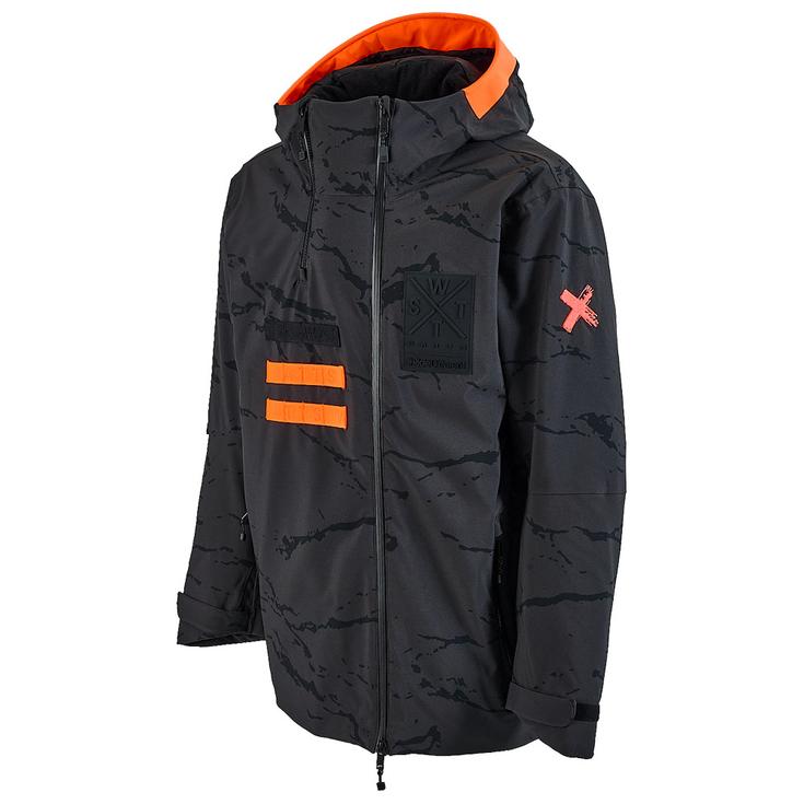 Watts Skijassen X-Wear Minimal Camo Dark Iron Voorstelling