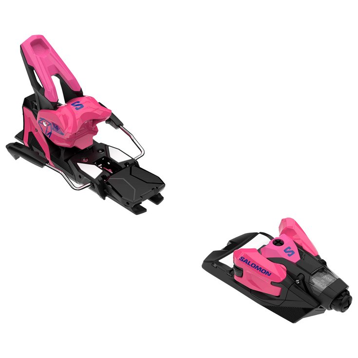 Salomon Fijaciones esquí N Strive 14 Mn Sachet Pink Black Race Blue C115 Presentación