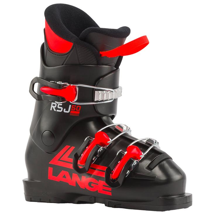 Lange Skischoenen Rsj 50 Black Electric Red Voorstelling